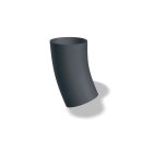PREFA Aluminium Rohrbogen 80-40°-Anthrazit (RAL 7016)